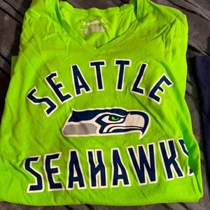 2 Seahawks shirts